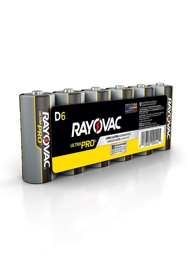 Rayovac Ultra Pro Alkaline D Batteries, 6 Pack - Image 1