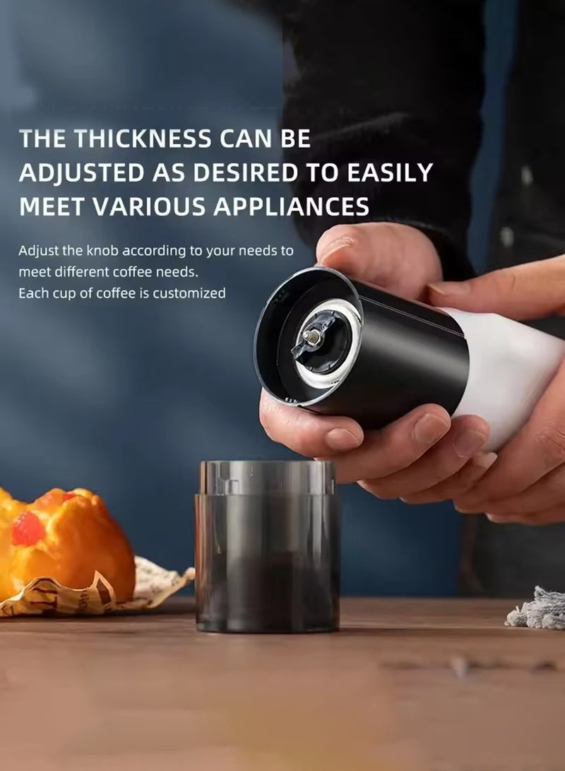 Handheld Coffee Machine – One-Touch Portable Coffee Maker with Fast Grinding, Ceramic Burr, Type-C Rechargeable, Magnetic Detachable Design, Heat-Free Grinding – Perfect for Travel, Office, Home & Coffee Lovers  - Image 5