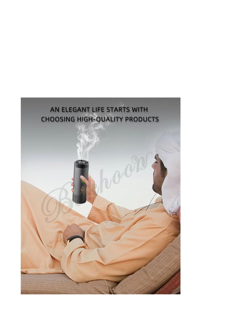 Contex Multifunctional electronic incense device with hair comb and charging port of type | USB-C | Rechargeable for car, office and home - Image 5