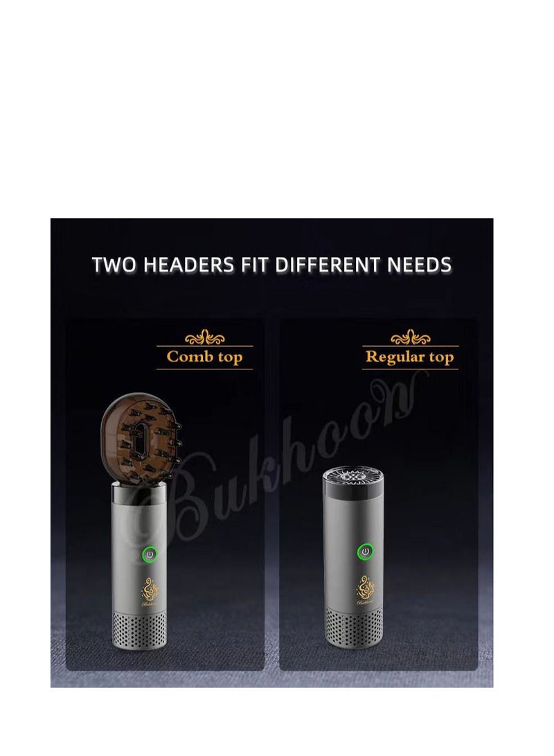 Contex Multifunctional electronic incense device with hair comb and charging port of type | USB-C | Rechargeable for car, office and home - Image 2