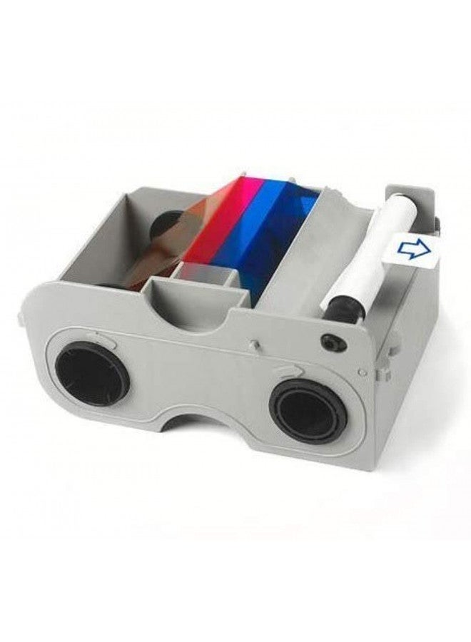 Fargo DTC1000 YMCKO Ribbon Cartridge w/ Cleaning Roller - 45000