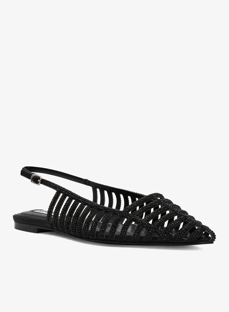 STEVE MADDEN  Steve madden lullaby women's black flat sandals shoes for Women | Best Price UAE