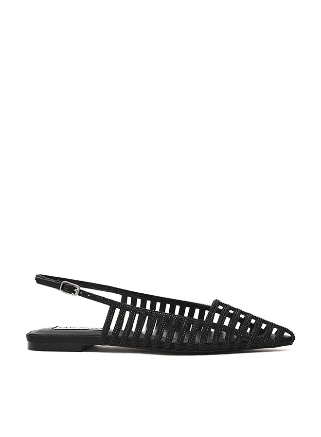 Steve Madden Lullaby Women's Black Flat Sandals