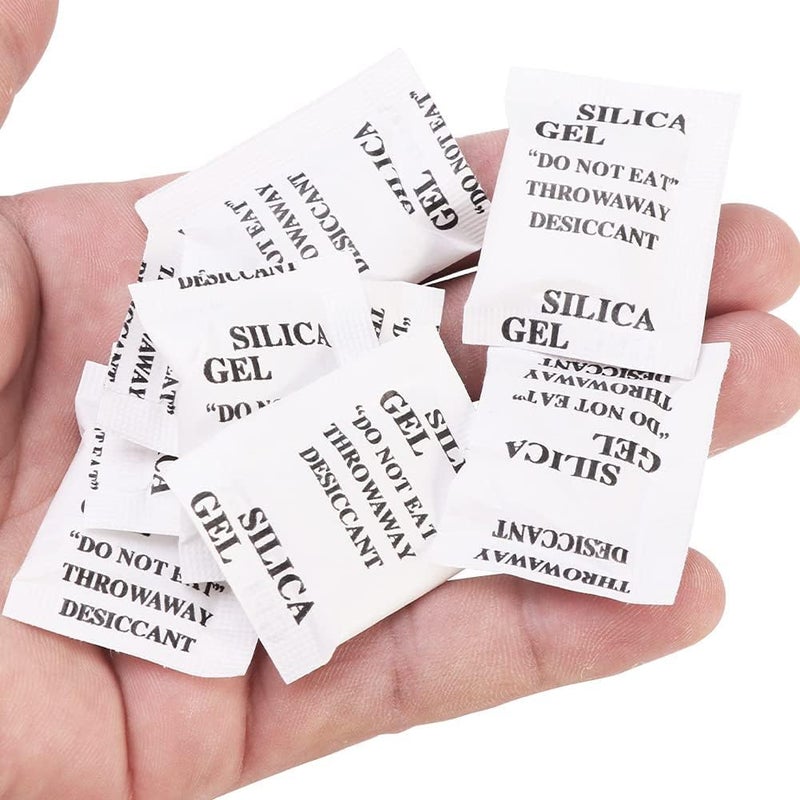 bvslf bvslf Silica Gel 1 gm Pouch 450 pcs Pack Moisture absorbents Dehumidifier Silica Gel Packets Bags for Moisture Room Kitchen Wardrobe Cupboard car Bedroom Camera Lenses Shoes 1 gm 450 pcs - Image 3