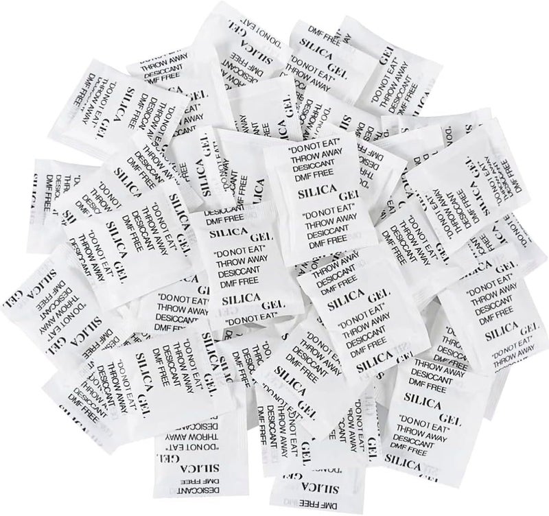bvslf bvslf Silica Gel 1 gm Pouch 450 pcs Pack Moisture absorbents Dehumidifier Silica Gel Packets Bags for Moisture Room Kitchen Wardrobe Cupboard car Bedroom Camera Lenses Shoes 1 gm 450 pcs - Image 1