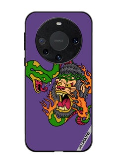 VR CREATIVE Protective Case Cover For Huawei Mate 60 Pro King Kong Vs Snake Design Multicolour  - Image 1
