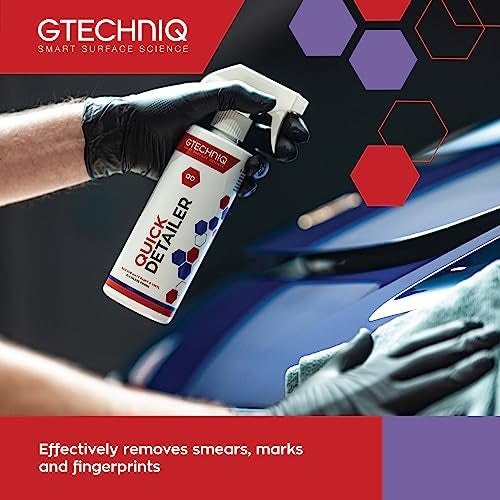 Gtechniq Quick Detailer Spray, Removes Fingerprints and Watermarks, Detail Spray Suitable for Bodywork, Car Accessories for Car Detailing Kit - 250ml - Image 3