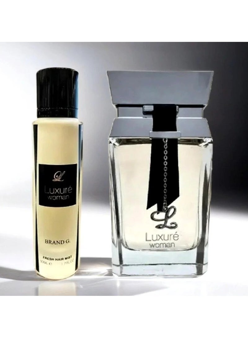 رايف طقم فاخر عطر انثوي ناعم مع عطر الشعر 100/50 مل - Image 1