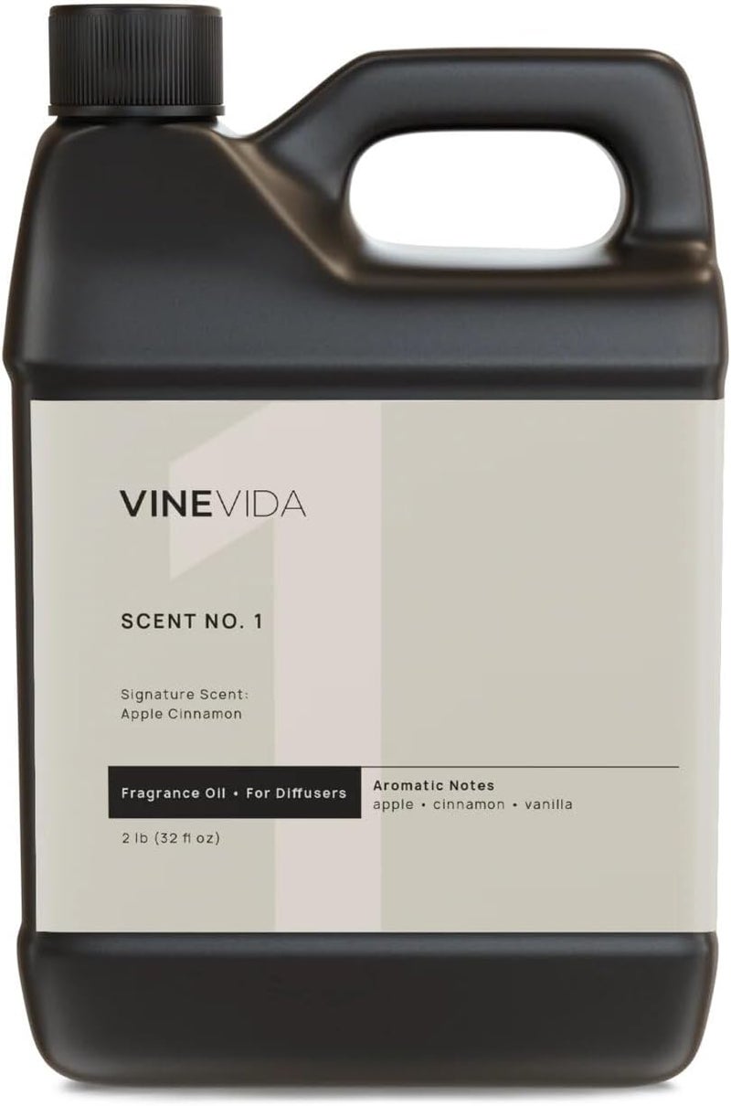 VINEVIDA [32 Fl Oz] Apple Cinnamon Fragrance Oil for Cold Air Diffusers, Essential Oils for Diffuser Oil Refill & Air Freshener Room Spray - Image 1