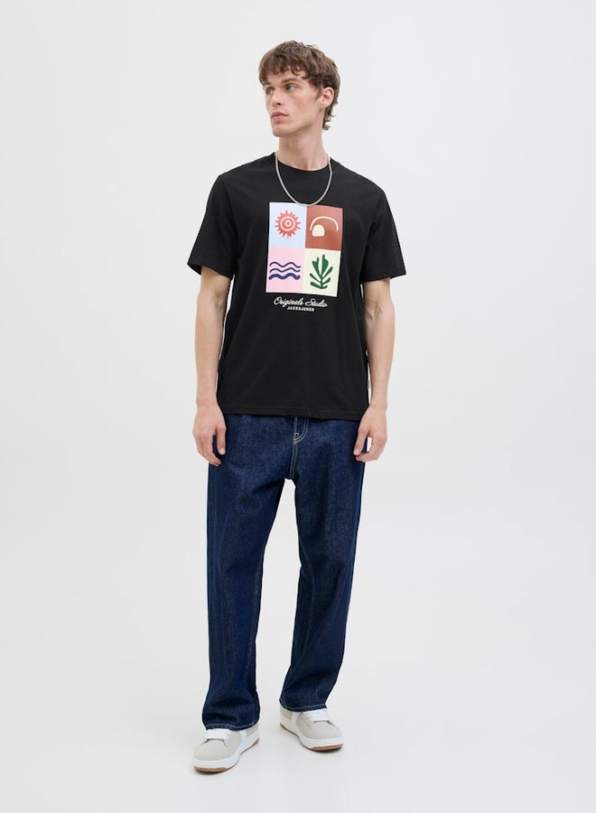 JACK & JONES Jack & Jones Graphic Print Short Sleeve T-Shirt  - Image 2