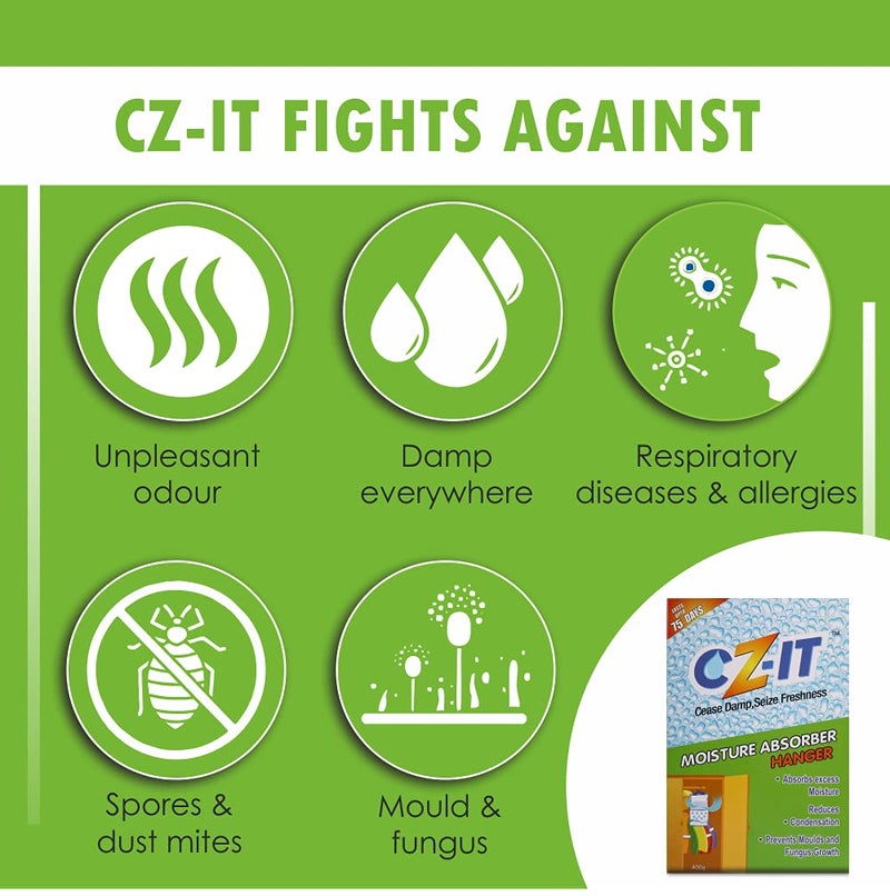 CZ-IT CZIT Moisture Absorber Hanger400g Pack of 18 - Image 5