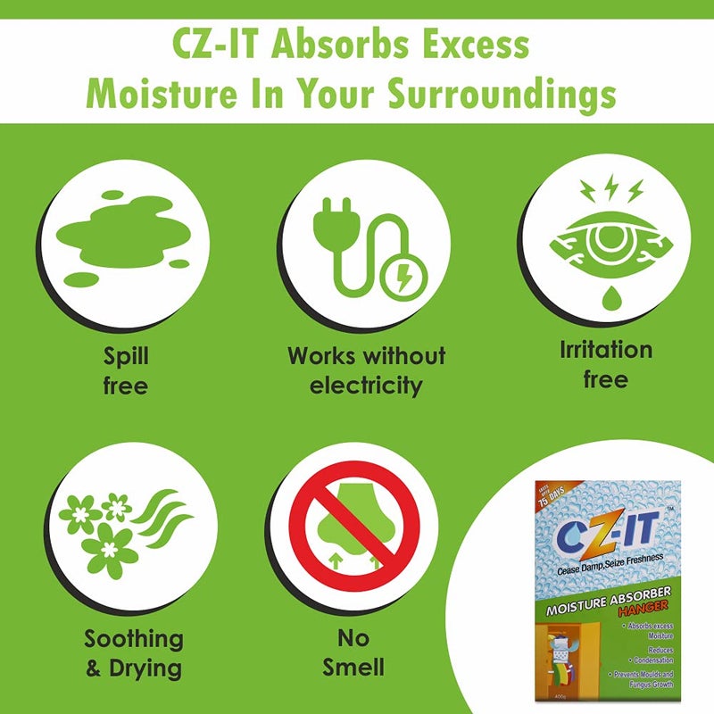 CZ-IT CZIT Moisture Absorber Hanger400g Pack of 18 - Image 4