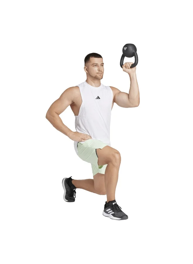 Adidas D4T Tank White Training Tops For Men XS