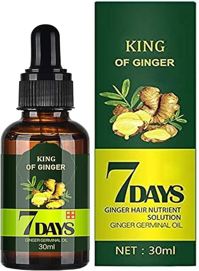ROYALS RADIANCE King Of Ginger 7 Days Ginger Hair Nutrient Solution Ginger Germinal Oil 30 Ml - Image 1
