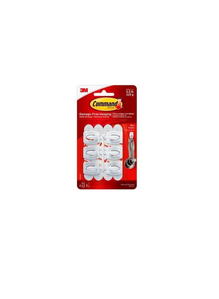3M Command™ Mini Hooks  - Image 1