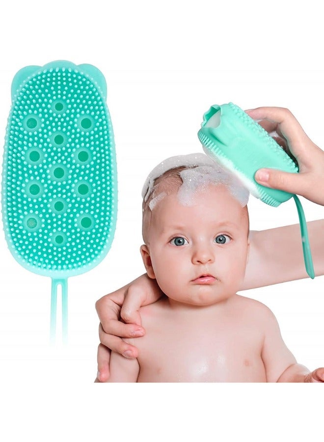 Silicone Bath Brush, Silicone Massage Loofah, Body Brush, Bubbles Bath Brush - Multi Color - Image 5