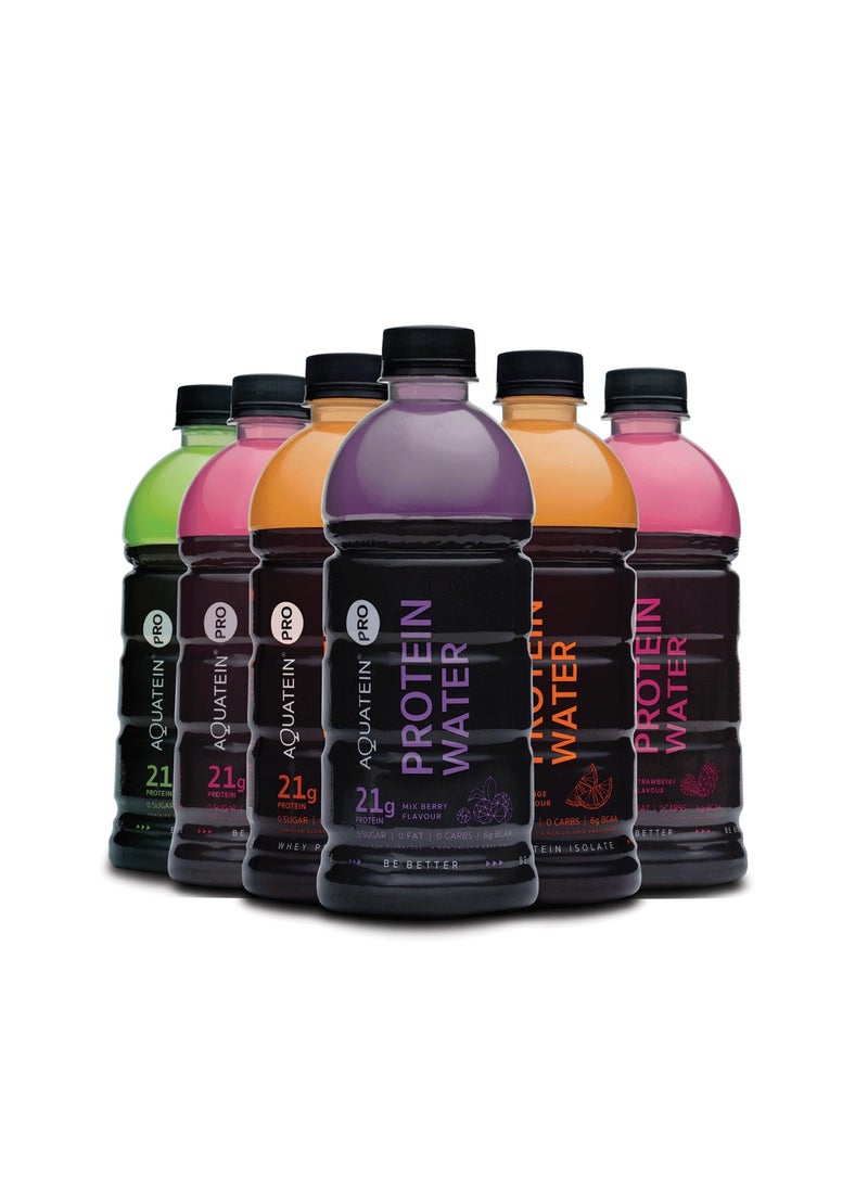 AQUATEIN Pro 21G Protein Water Variety Pack, 12 Pack Bottles  - Image 5