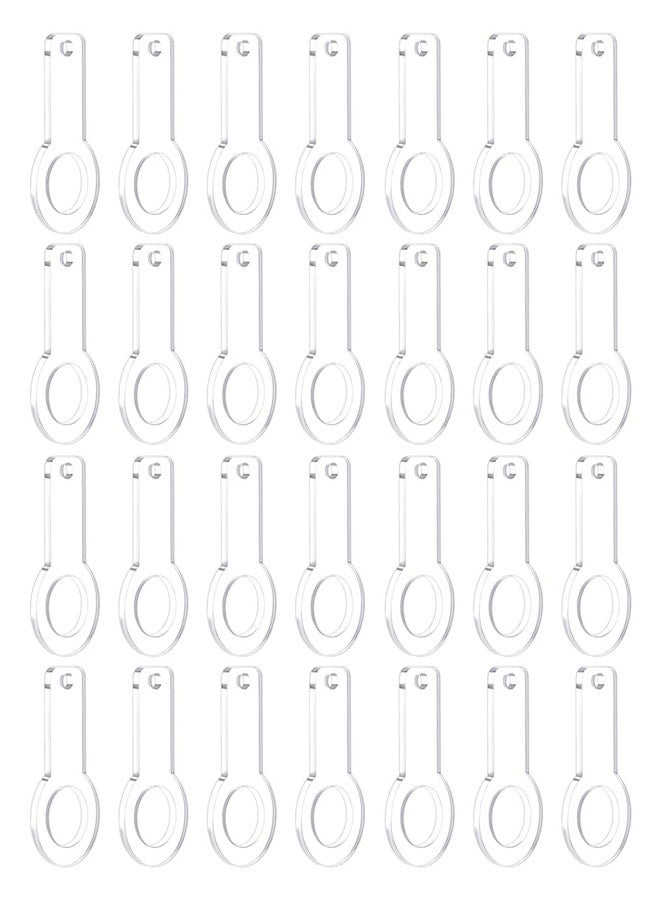 BENECREAT 120Pcs Acrylic Tumbler Straw Charm Blanks, Blank Straw Toppers Charm Accessories Compatible Straw Toppers Charm for Straw Caps Decoration - Image 1