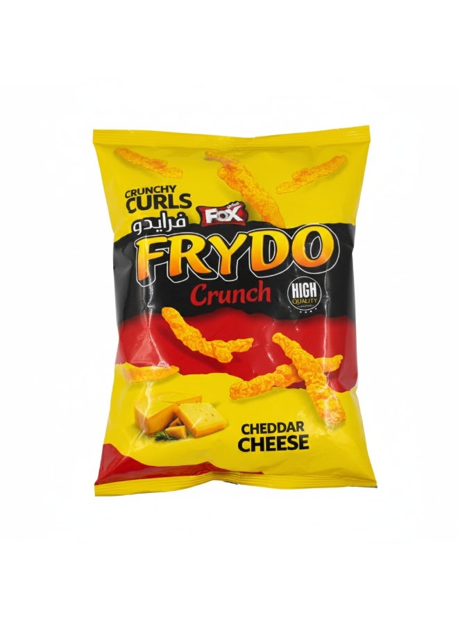 Fox Frydo Crunchy Curls Cheddar Cheese Flavored Corn Snacks 62g - Image 1