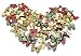 T-shin Wooden ButtonsRetro ButterflyShaped Pattern Decorative Cartoon ButtonNovelty Mixed Round 2 Holes Buttons for Sewing Crafting 28mm 50 Pack - Image 2