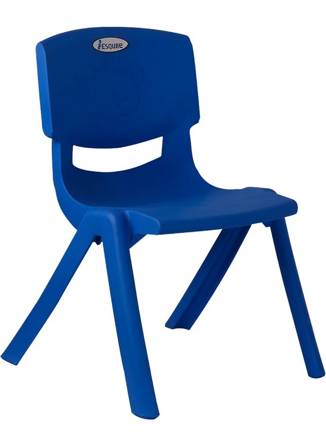 ESQUBE Esqube Baby Chair Kids Plastic School Study Chair Blue Color  - Image 1