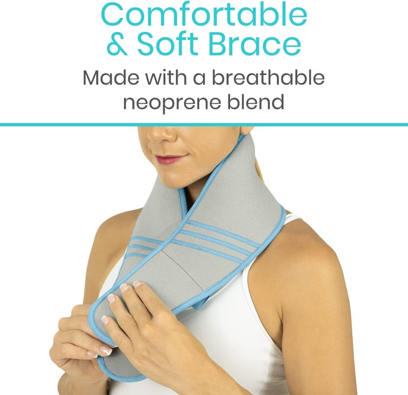 Vive Face Ice Pack Wrap for TMJ Pain Relief and Headaches  Face Ice Pack for Jaw Surgery Recovery Oral Surgery  Wisdom Teeth extractions  Heating Pad for Head  Chin  Hot  Cold Therapy - Image 5