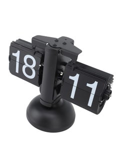 OTTAL Auto Flip Clock Digital Metal Desk Clock Quartz Movement Flip Down Clock European Classic Retro Table Clock Home Office Decor  - Image 1