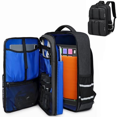 GOTECH Audio Mixer Travel Case Bag DJ Mixer Storage Backpack Compatible with RODECaster Pro RODECaster Pro II RC Duo Podcast Mixer Case for Microphones and More Podcast Equipment - Image 1