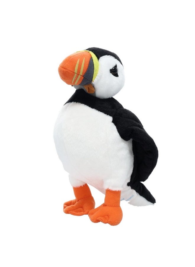 Wishpets 12" Black And White Puffin Plush Toy  - Image 1