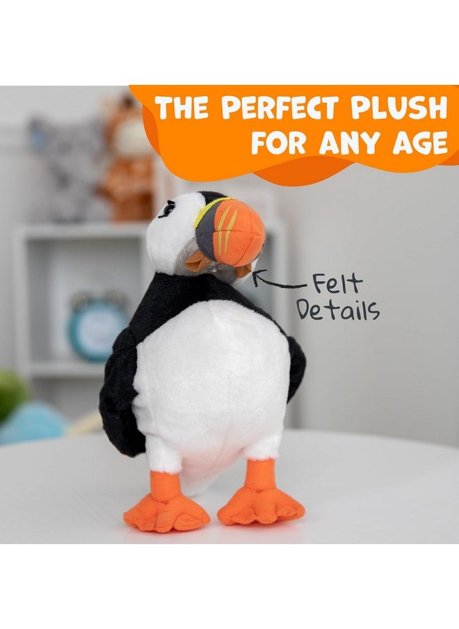 Wishpets 12" Black And White Puffin Plush Toy  - Image 3