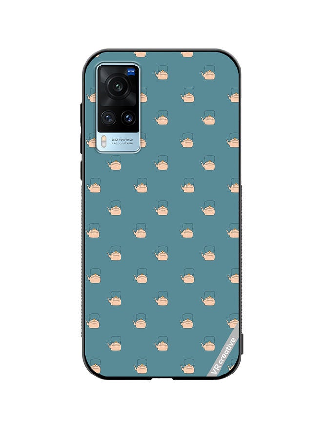 VR CREATIVE Protective Case Cover For Vivo X60 Pattern Of Tea Design Multicolour - Image 1