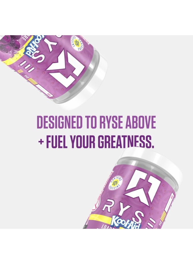 Ryse Loaded Preworkout Powder 390 g, Kool-Aid Grape, 30 Servings - Image 2