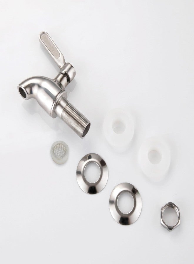 sumerain Beverage Dispenser Replacement Spigot, SUS304 Stainless Steel Spigot for Water Dispenser, Lead-Free Drinking Bucket Spigot, Water Cooler Spigot Replacement (2PCS Pack) - Image 3