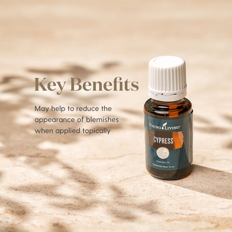 Young Living Cypress 15ml Essential Oils - Promotes The Appearance of Healthy-Looking Hair, Has Benefits for Skin, Hair, and Scalp, and Creates a Sense of Security and Grounding - Image 4