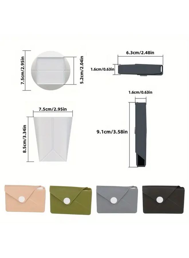 Collapsible Silicone Travel Cup With Storage Case Black For Hot And Cold Drinks - Image 3