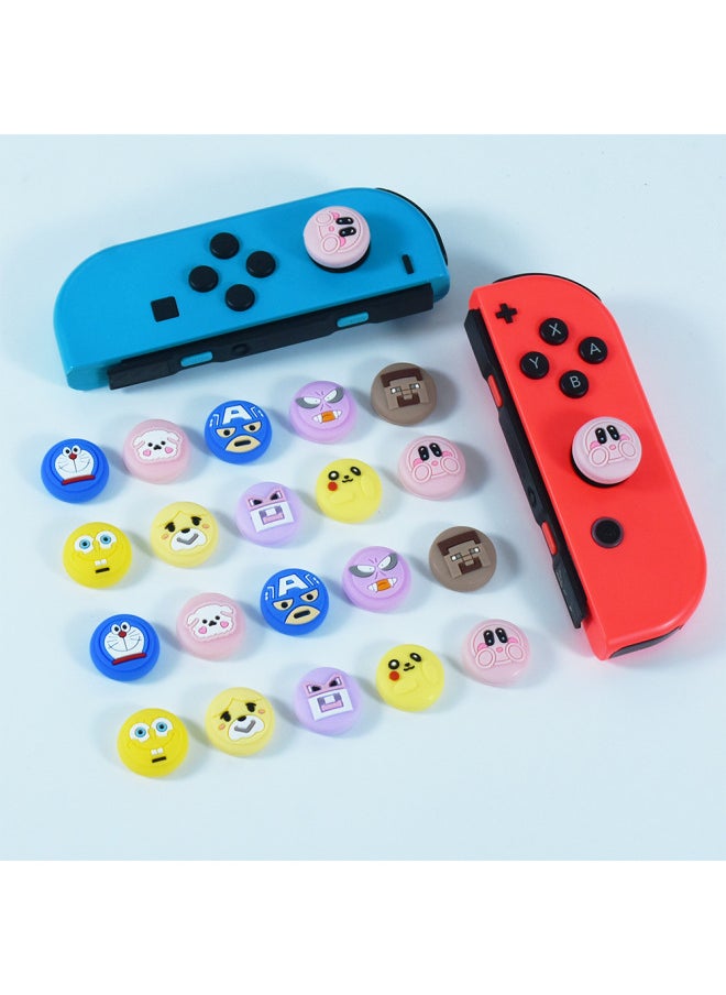 Generic Switch Rocker Cap NS/Lite Rocker Cap Button Cap Joycon Gamepad Silicone Cap Protective Cap-Product Color:2  - Image 2