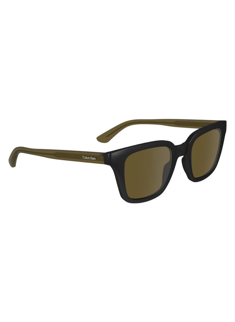 CALVIN KLEIN FULL RIM BIO INJ-G820 RECTANGLE CALVIN KLEIN SUN CK24506S  4921 (001) BLACK  - Image 3