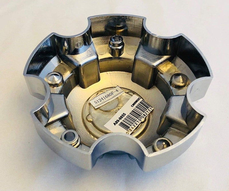 Ultra Wheel Ultra 5 Lug Chrome Wheel Center Cap with Bolts - Part Number 89-9855 - Image 3