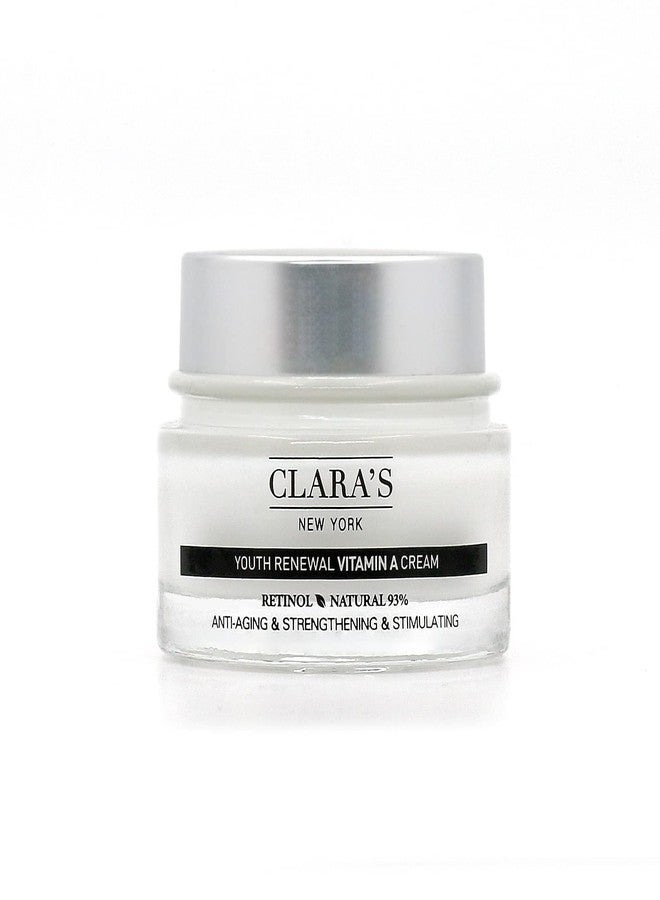 CLARA'S NEW YORK Youth Renewal Retinol (Vitamin A) Facial Cream for Anti-aging, Reducing wrinkles - Rich, Non-sticky, Fast-absorbing Formula, 50ml MADE IN USA - Image 2