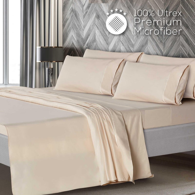 مولر Mueller Luxury 6 قطع عبارة عن ورقة صفيحة ذات 6 قطع-Soft 1800 Series Series Cooling & Breatable Quality Qualit - Image 3