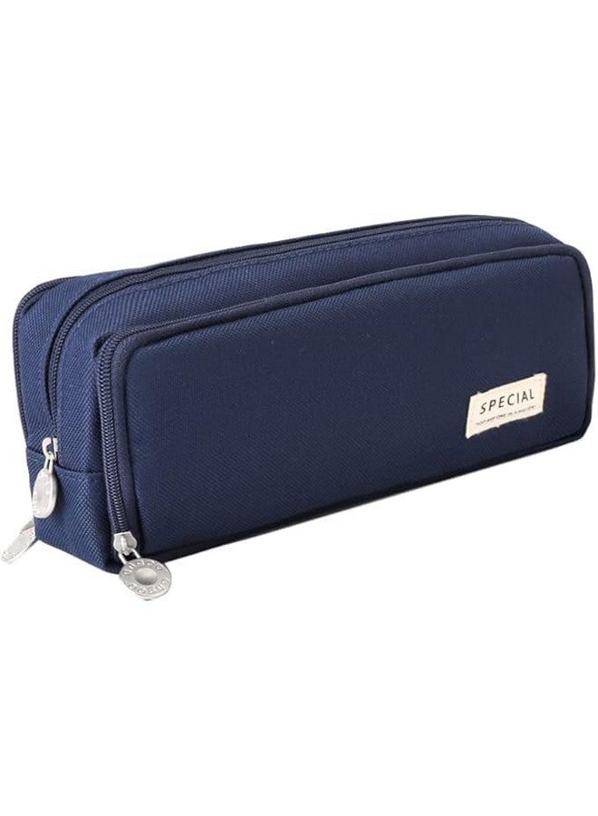 Droposale DROPOSALE Pencil Case Teenager Girls Pencil Case 3 Compartments Boys Large Capacity Pencil Case for School & Office Pack of 1 (Special-Blue) - Image 1