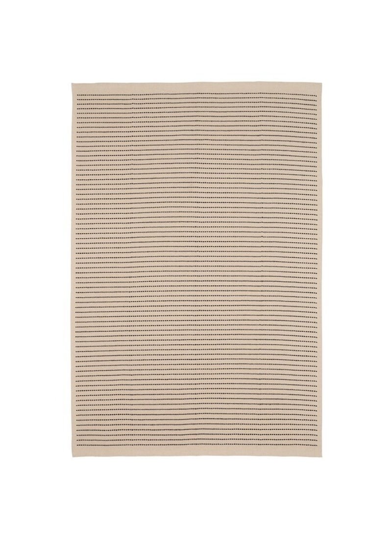 Generic - Starreklinte Rug Flatwoven Natural Black     155x220 cm - Image 1