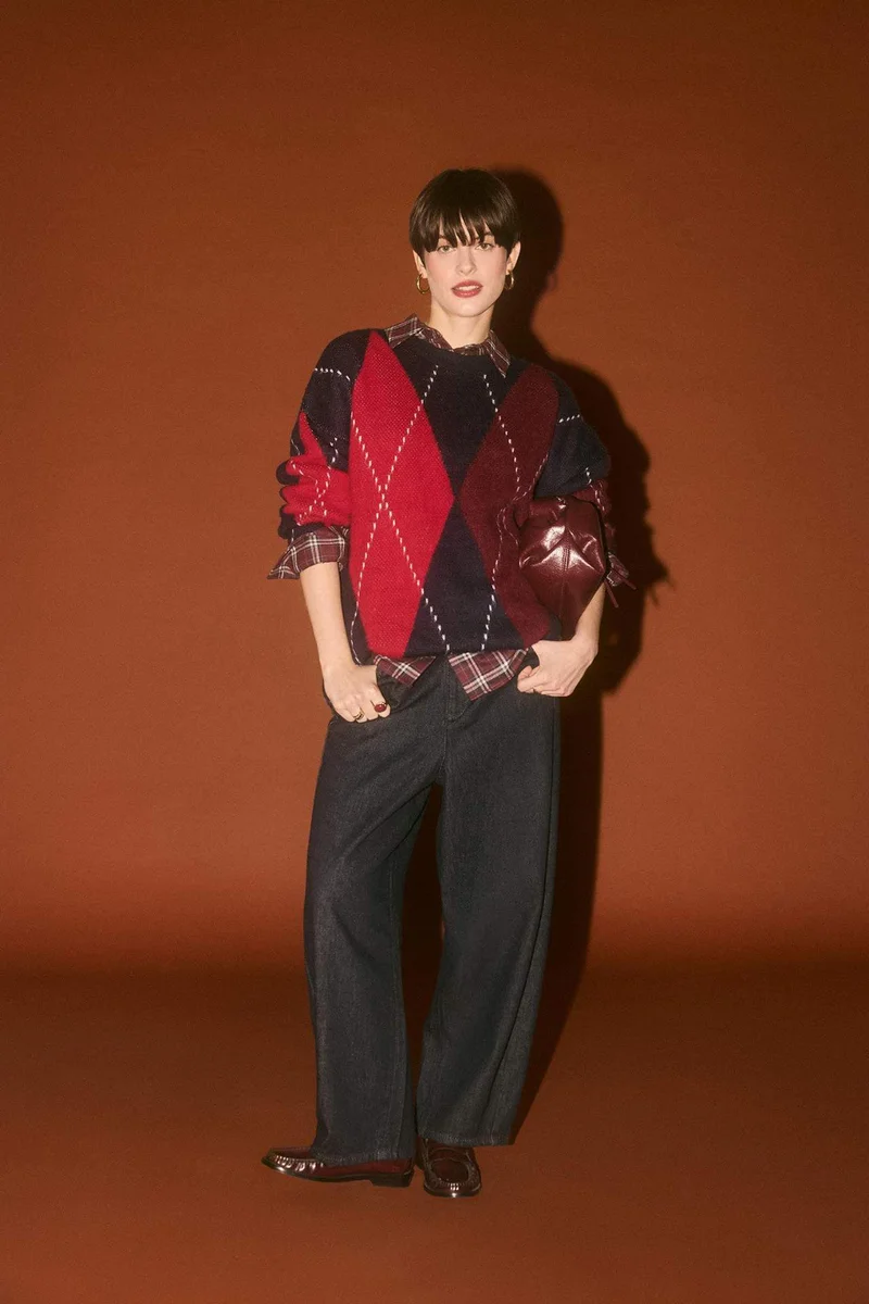 DeFacto Oversize Fit Crew Neck Pullover