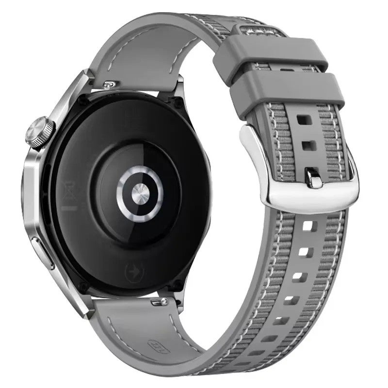 Bluejw Original Quality 22mm Braided Nylon Silicone Sports Watch Strap Band Replacement for Huawei Watch GT4 3 Pro GT2 Pro - Image 5