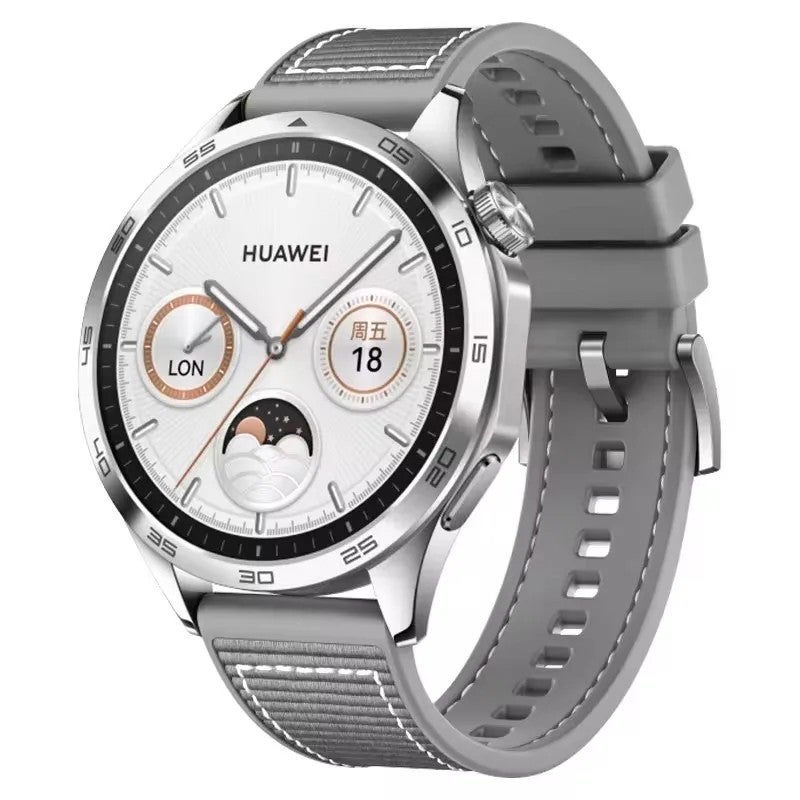 Bluejw Original Quality 22mm Braided Nylon Silicone Sports Watch Strap Band Replacement for Huawei Watch GT4 3 Pro GT2 Pro - Image 2