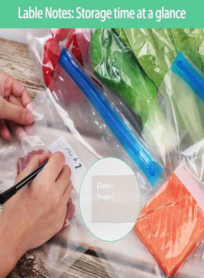 Chumia 60 Pack Sous Vide Bags Vacuum Sealer for Food, 4 Sizes Reusable Food Bags Vacuum Zipper Storage with Air Valve Double Layers Food Storage - Image 4
