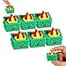 Shappy 6 Pcs Dumpster Clicker Fidget Dumpster Stress Relief Figurines Anxiety Relief Gift Asmr 3D Printing Keyboard Clicker Fidget Stress Toys for Adult Office Coworker Appreciation GiftsGreen - Image 2