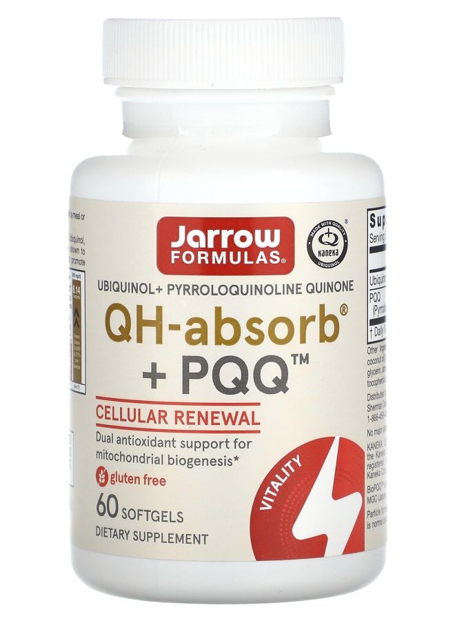 jarrow formulas QH-Absorb + PQQ 60 Softgels