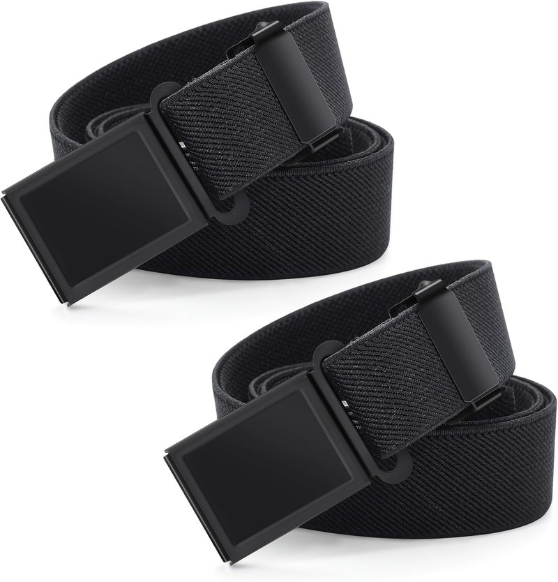 WELROG Kids Adjustable Magnetic Belt for Boys - Girls Elastic Stretch Buckle Belts Toddler - Image 1