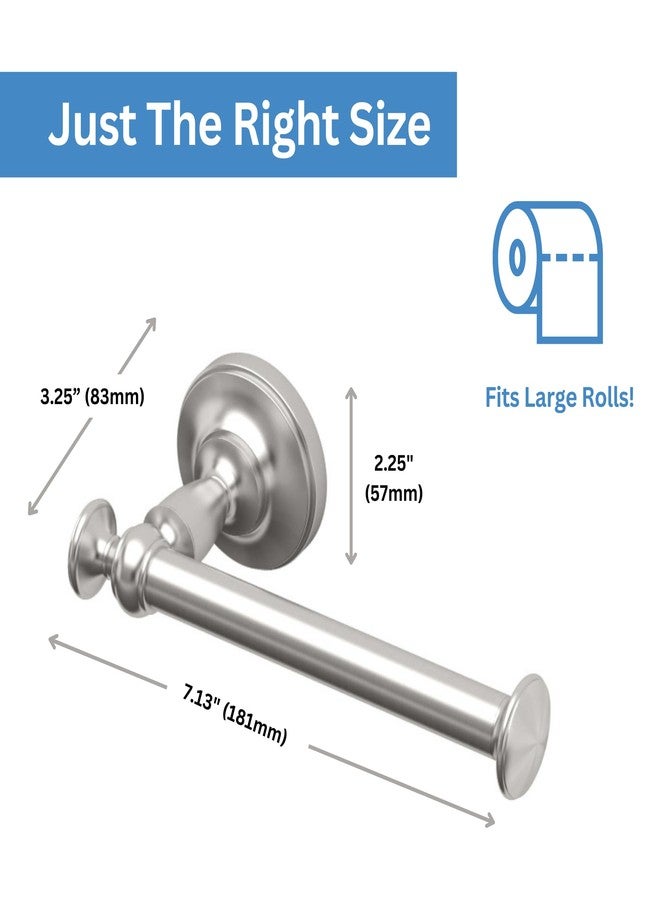 gatco Tavern 3-Piece Kit, Satin Nickel, Toilet Paper Holder, Towel Ring, Robe Hook - Image 4